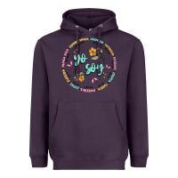 Plum yo soy inspiration Heavyweight Hoodie - MaliasSmallBusiness