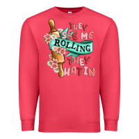 Cardinal they see me rolling they hatin Premium Sweatshirt - MaliasSmallBusiness