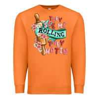 Carrot they see me rolling they hatin Premium Sweatshirt - MaliasSmallBusiness