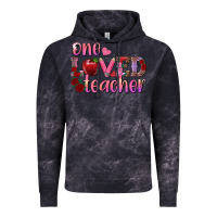 Cloud Black one loved teacher Vintage Hoodie - RanaPortraitStore