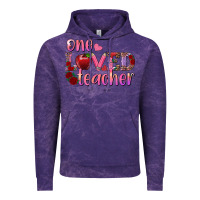 Cloud Purple one loved teacher Vintage Hoodie - RanaPortraitStore