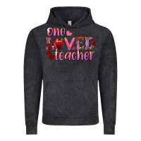 Vintage Black one loved teacher Vintage Hoodie - RanaPortraitStore