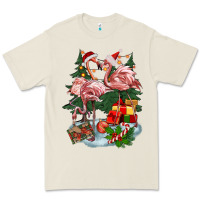 Bone Christmas flamingo Premium Tee - BarkalooDesign