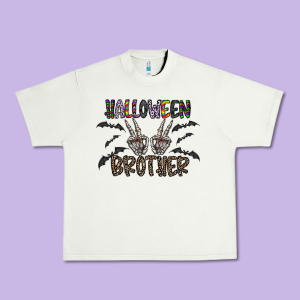 Halloween Brother Urban Heavy Tee Designed By Cowhidedigitalart