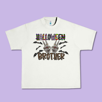 Halloween Brother Urban Heavy Tee Designed By Cowhidedigitalart