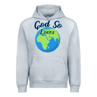Heather Grey God So Loves Urban Hoodie - Bettercallsaul