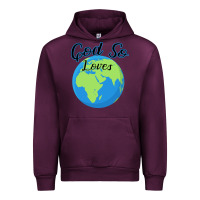 Mauve Wine God So Loves Urban Hoodie - Bettercallsaul