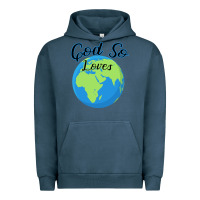 Pigment Midnight Navy God So Loves Urban Hoodie - Bettercallsaul