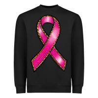 Black breast cancer ribbon Heavyweight Sweatshirt - RanaPortraitStore