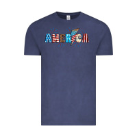 Vintage Denim Lightning bolt with America Vintage Tee - Neo Western