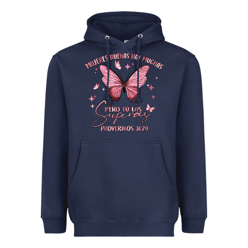 Mujeres Buenas Hay Muchas Heavyweight Hoodie by MaliasSmallBusiness | Teevron