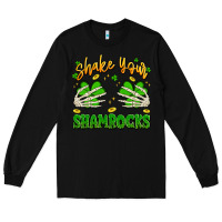 Black shake your shamrocks Long Sleeve Tee - Artiststas