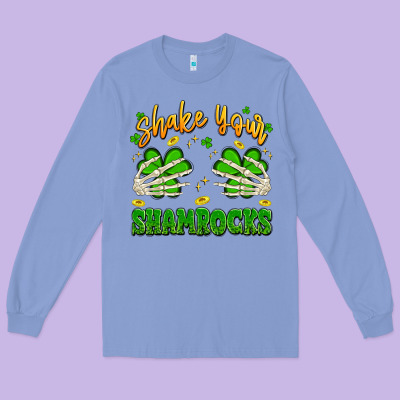 Shake Your Shamrocks Long Sleeve Tee Designed By Artiststas