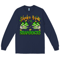 Navy shake your shamrocks Long Sleeve Tee - Artiststas