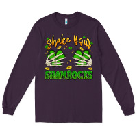 Plum shake your shamrocks Long Sleeve Tee - Artiststas