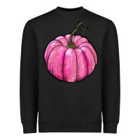 Black breast cancer awereness pumpkin Heavyweight Sweatshirt - RanaPortraitStore