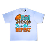 Grape Ice eat sleep basketball repeat Urban Heavy Tee - HRA Design Shop