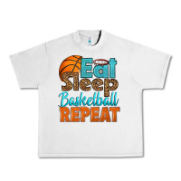 Lunar Rock eat sleep basketball repeat Urban Heavy Tee - HRA Design Shop