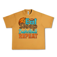 Peanut Butter eat sleep basketball repeat Urban Heavy Tee - HRA Design Shop