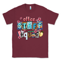 Burgundy staff squad Classic Tee - AdoDesignShop