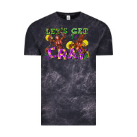 Cloud Black let's get cray Vintage Tee - FaDigitalArtStudio