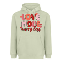 Matcha love more worry less Heavyweight Hoodie - MaliasSmallBusiness