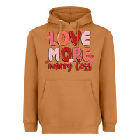 Meerkat love more worry less Heavyweight Hoodie - MaliasSmallBusiness