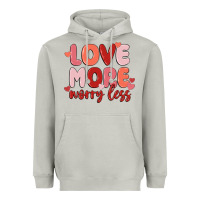 Moon Dust love more worry less Heavyweight Hoodie - MaliasSmallBusiness