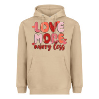 Mushroom love more worry less Heavyweight Hoodie - MaliasSmallBusiness