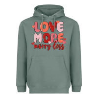 Sage love more worry less Heavyweight Hoodie - MaliasSmallBusiness