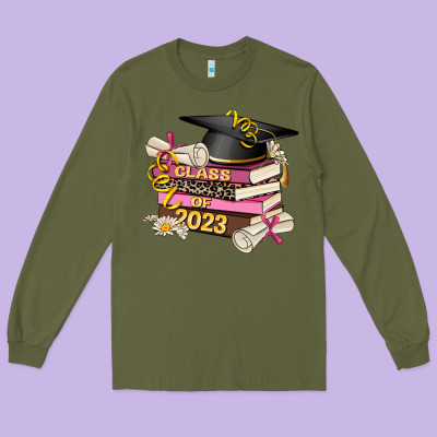 Class Of 2023 Graduated Long Sleeve Tee Designed By Adodesignshop