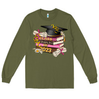 Army Green class of 2023 graduated Long Sleeve Tee - AdoDesignShop