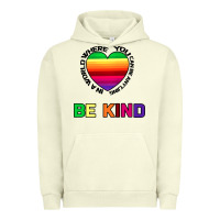 Pigment Pistachio In A World Where You Can Be Anything Be Kind Urban Hoodie - Bettercallsaul