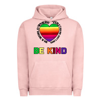 Pigment Salmon In A World Where You Can Be Anything Be Kind Urban Hoodie - Bettercallsaul