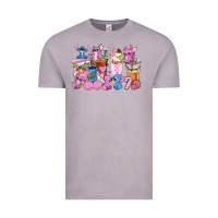 Vintage Zinc stitch and lilo pink christmas coffee cups Vintage Tee - AdoDesignShop
