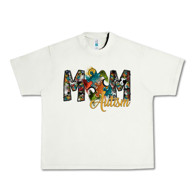 Mom Autism Urban Heavy Tee by SublimationCraftShop | Teevron