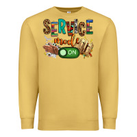 Antique Gold service mode on woman version Premium Sweatshirt - NancyCooperArtShop