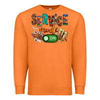 Carrot service mode on woman version Premium Sweatshirt - NancyCooperArtShop