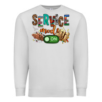 Dove Grey service mode on woman version Premium Sweatshirt - NancyCooperArtShop