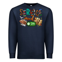 Navy service mode on woman version Premium Sweatshirt - NancyCooperArtShop