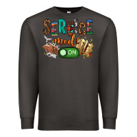 Smoke service mode on woman version Premium Sweatshirt - NancyCooperArtShop