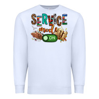 White service mode on woman version Premium Sweatshirt - NancyCooperArtShop