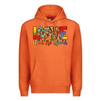 Carrot love needs no words Premium Hoodie - LillyAllenDesigns