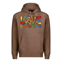 Chestnut love needs no words Premium Hoodie - LillyAllenDesigns