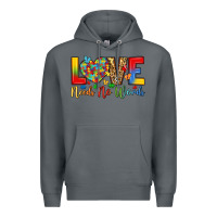 Rock love needs no words Premium Hoodie - LillyAllenDesigns