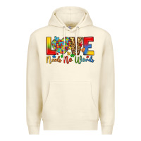 Sandshell love needs no words Premium Hoodie - LillyAllenDesigns
