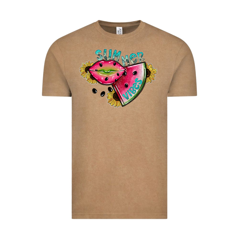 Summer Vibes Vintage Tee by SublimationCraftShop | Teevron