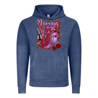 Vintage Denim nursing is a work of heart Vintage Hoodie - RanaPortraitStore