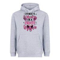 Heather Grey i'm not a booksorm i'm a book dragon Heavyweight Hoodie - MaliasSmallBusiness