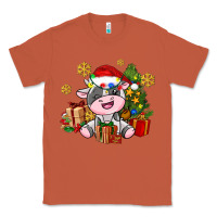 Copper little cute christmas cow Classic Tee - AdoDesignShop